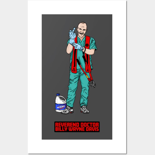 Reverend Doctor Billy Wayne Davis Wall Art by Harley Warren